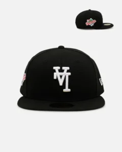 New Era Los Angeles Dodgers fitted hat black colorway - New Era Drops Sneaky Clean Dodgers Fitted with Upside Down LA Logo