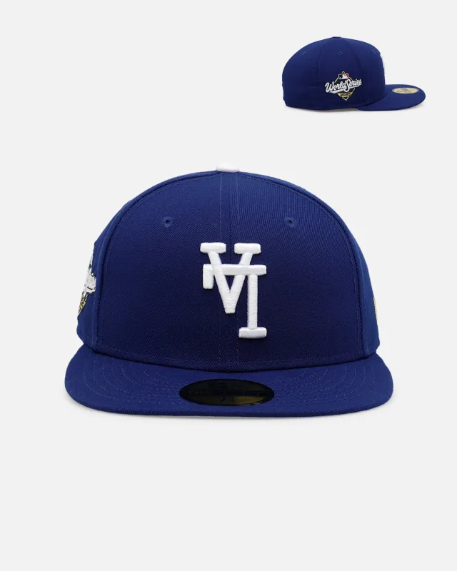 New Era Los Angeles Dodgers fitted hat blue, royal colorway - New Era Flips the Script with Dodgers Upside Down Logo Fitted