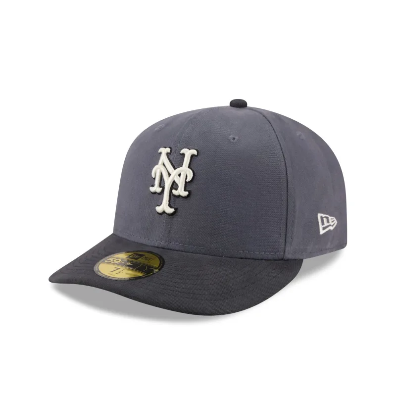 New Era New York Mets fitted hat graphite colorway - New Era Drops Sleek Mets Graphite 59FIFTY Fitted for Understated Fans