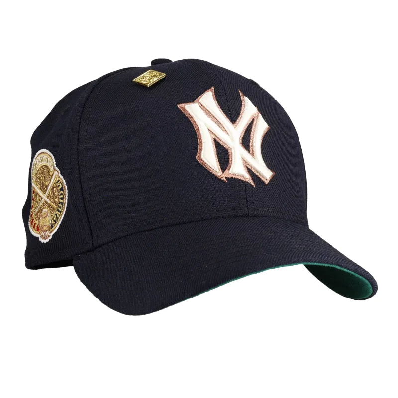 New Era New York Yankees fitted hat blue, green colorway - New York Yankees 1938 WS Metallic Premium Wool 59Fifty Fitted Hat