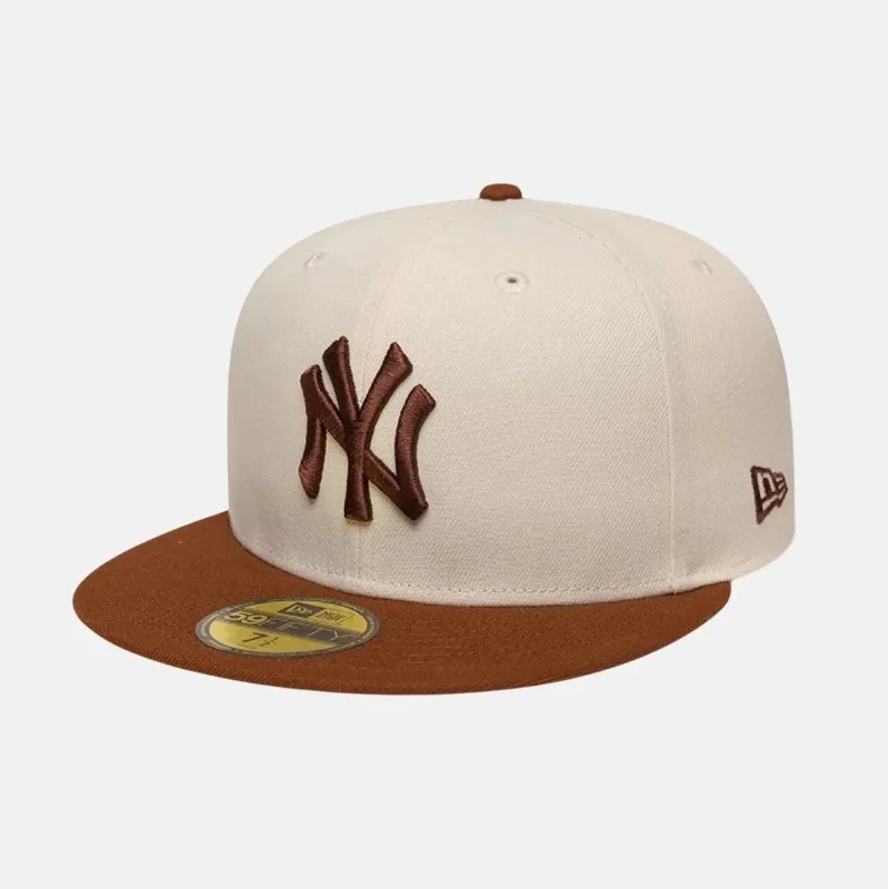 New Era New York Yankees fitted hat brown colorway - New Era Drops Toasty Yankees Fitted in Beige Brown UV