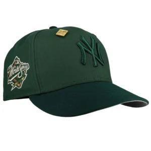 New Era New York Yankees fitted hat grey, green colorway - 1998 World Series Fitted: New Era Honors the Yankees Dynasty in Two Tone Green