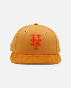 New Era New York Mets fitted hat tan, wheat colorway - Timberland x New Era Drops Rugged Mets Fitted in Tan and Wheat
