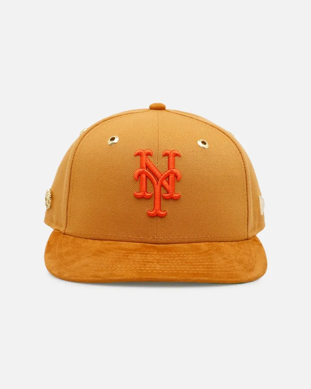 New Era New York Mets fitted hat tan, wheat colorway - Timberland x New Era Drops Rugged Mets Fitted in Tan and Wheat