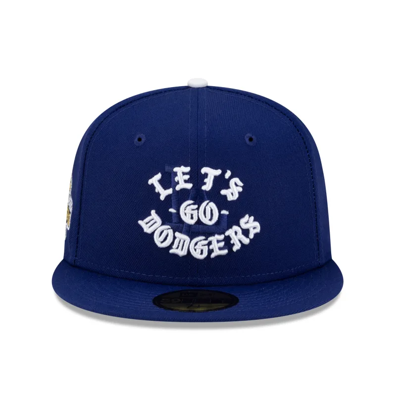 New Era Los Angeles Dodgers fitted hat blue colorway - Born x Raised Links Up with Dodgers for a Clean LGD Rocker Fitted