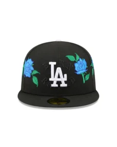 New Era Los Angeles Dodgers fitted hat black colorway - Born x Raised Drops a Blacked-Out Dodgers Roses Fitted That Collectors Need Now