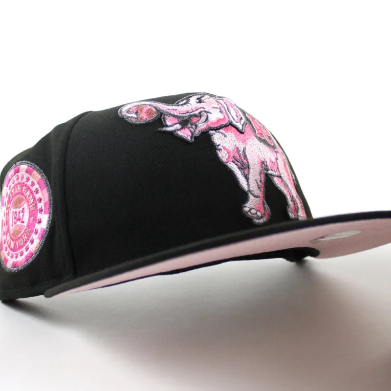 New Era Oakland Athletics fitted hat Black Gray Under Brim colorway - 1942 All Star Fitted: New Era Honors Philadelphia Athletics History