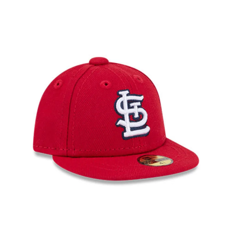 New Era St. Louis Cardinals fitted hat Red colorway - New Era Cardinals Fitted Goes Mini with the 59Fifty Game Hat