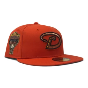 New Era Arizona Diamondbacks fitted hat orange colorway - New Era Drops Spooky-Season Diamondbacks Fitted from the Halloween Pack