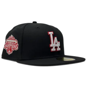 New Era Los Angeles Dodgers fitted hat black colorway - New Era Drops Clean Dodgers Fitted Celebrating 2025 World Champions
