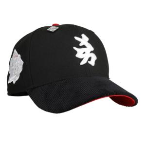 New Era New York Yankees fitted hat black, red, silver colorway - New York Yankees 1999 World Series Black Corduroy Silver Metallic 59Fifty Fitted Hat