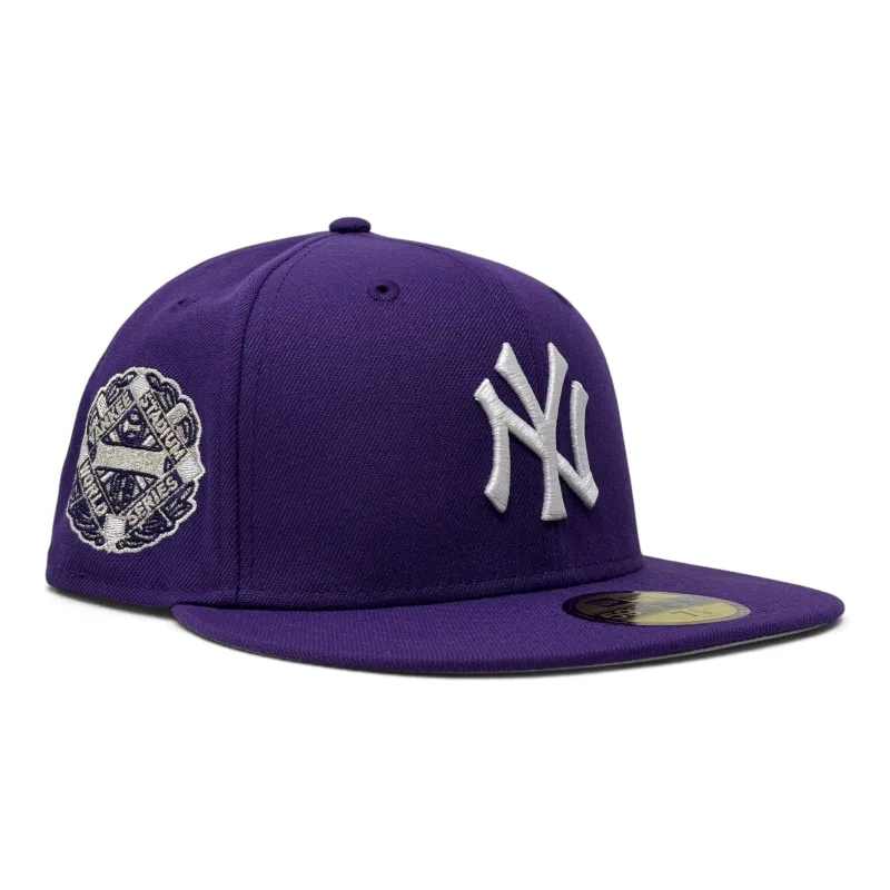 New Era New York Yankees fitted hat purple colorway - New York Yankees 1939 World Series 59Fifty New Era Fitted Hat-Purple