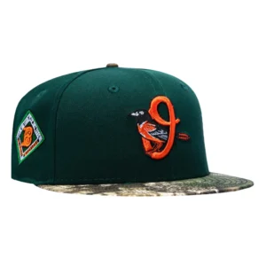 New Era Baltimore Orioles fitted hat Green, Realtree colorway - New Era Drops Realtree-Camo Orioles Fitted with 2026 City Patch