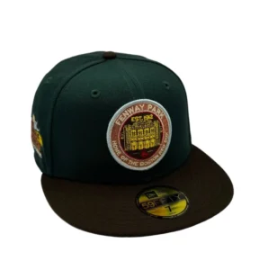 New Era Boston Red Sox fitted hat red colorway - New Era Drops Red Sox Fitted with BIOSHOCK Fenway Fall Classic Side Patch