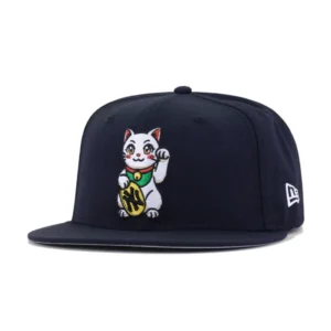New Era New York Yankees fitted hat navy, red, green, yellow colorway - New Era Brings Good Fortune with the Yankees Maneki Neko Fitted