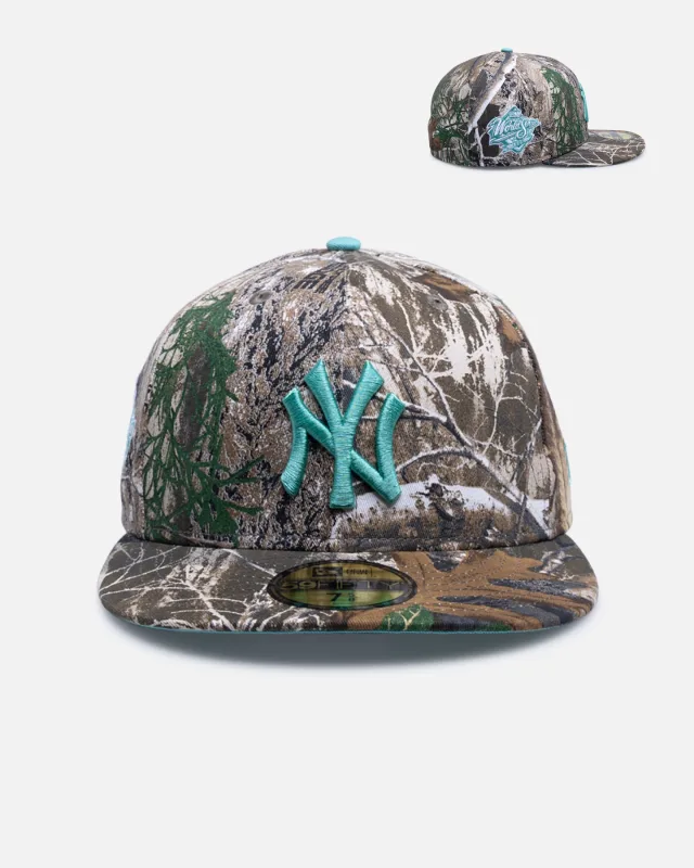 New Era New York Yankees fitted hat - New Era Drops Yankees Realtree Pastel 59FIFTY Fitted
