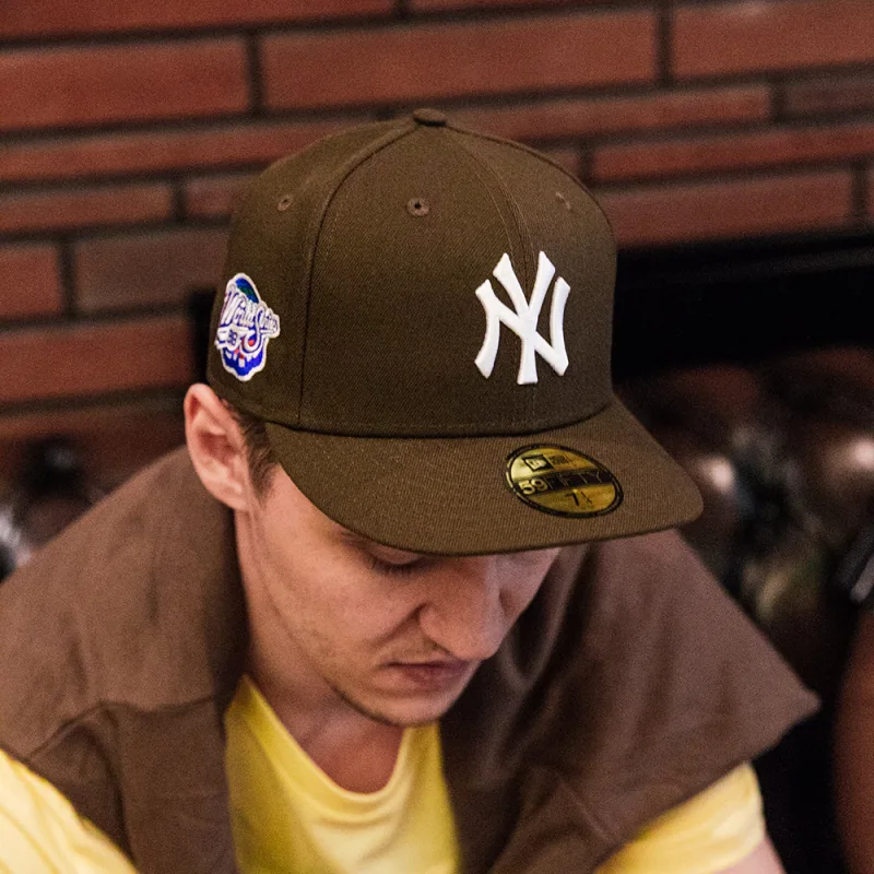 New Era New York Yankees fitted hat yellow, walnut colorway - New Era Yankees Fitted Gets a Walnut/Yellow UV Twist for the 1998 World Series