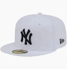 New Era New York Yankees fitted hat Men's colorway - New Era Yankees Fitted Gets Back to Basics in White & Black