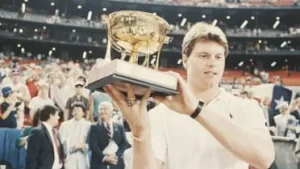 1986 MLB All-Star Game action featuring American and National League stars