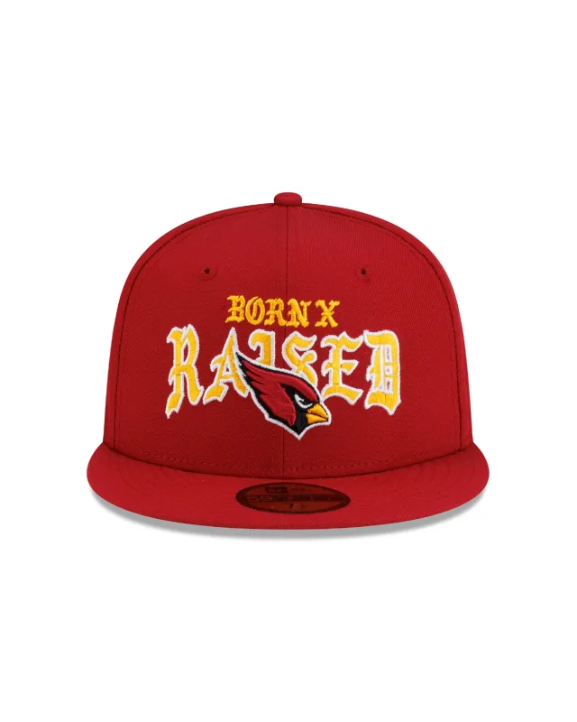 New Era St. Louis Cardinals fitted hat red, cardinal colorway - Born X Raised Links with Cardinals on a Clean Old English Fitted