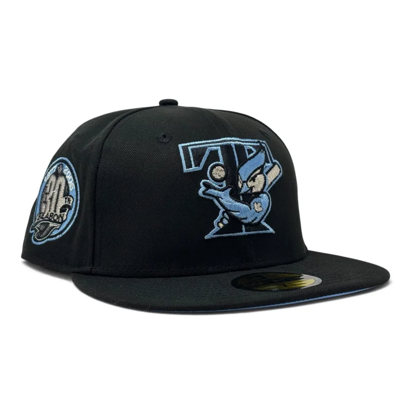 New Era Toronto Blue Jays fitted hat blue colorway - Toronto Blue Jays Anniversary Fitted: New Era Honors Five Decades of Blue Jays History