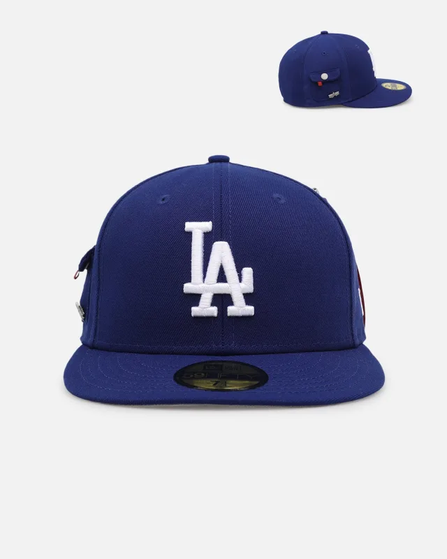 New Era Los Angeles Dodgers fitted hat blue, royal colorway - New Era Drops Clean Dodgers ‘Alpha Industries’ Fitted in Dark Royal
