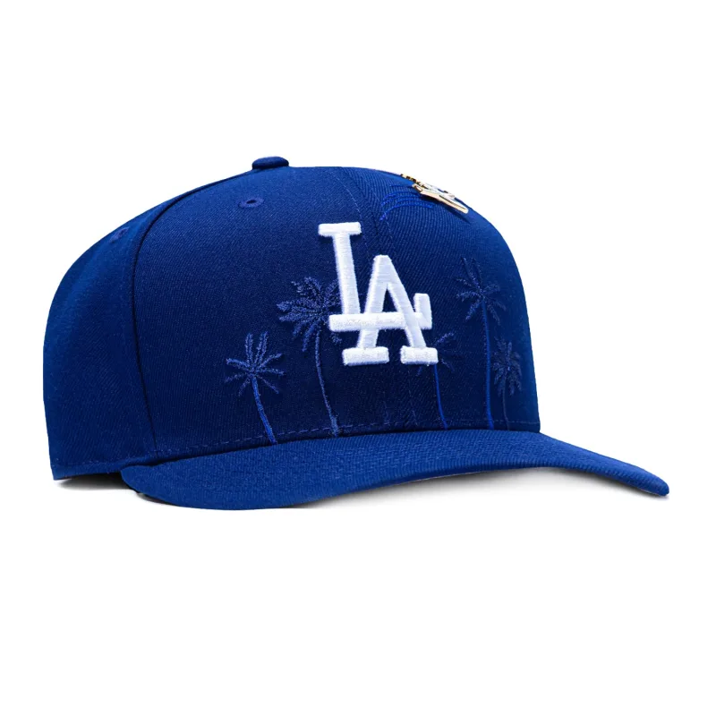 New Era Los Angeles Dodgers fitted hat Royal colorway - New Era Drops Clean Dodgers City Skyline Fitted in Royal