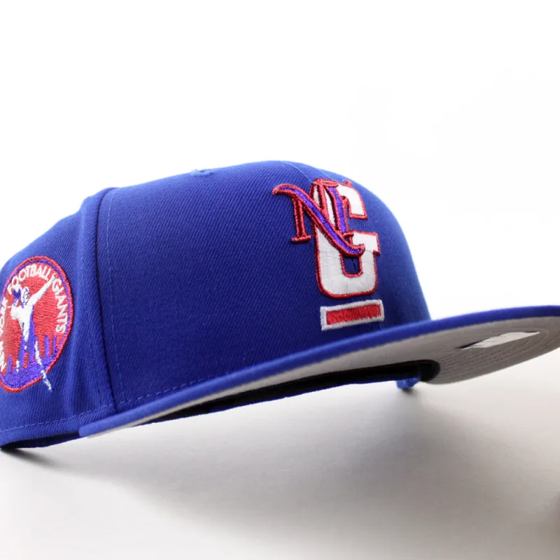 New Era San Francisco Giants fitted hat Royal Blue Gray Under Brim colorway - New Era Drops Clean Giants Fitted with NYC Patch and Gray Under Brim