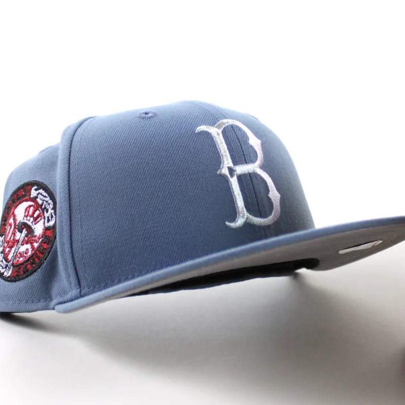 New Era Los Angeles Dodgers fitted hat Dark Blue Gray Under Brim colorway - Brooklyn Dodgers 1942 All Star Game New Era 59Fifty Fitted Hat (Dark Blue Gray Under Brim)