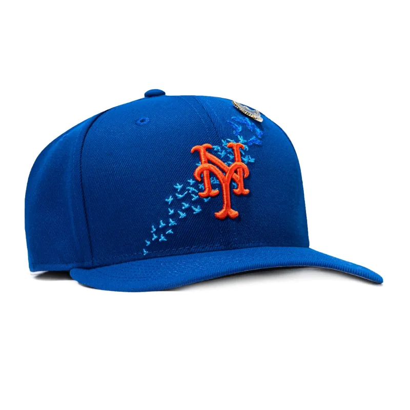 New Era New York Mets fitted hat Royal colorway - New Era Drops Clean Mets City Skyline Fitted in Royal