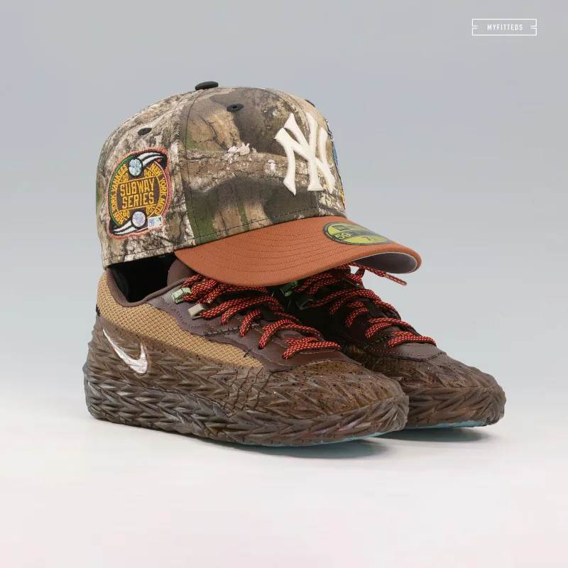 New Era New York Yankees fitted hat - NEW YORK YANKEES 2000 WORLD SERIES SUBWAY SERIES NYC PIGEON REALTREE™ ATX NEW ERA FITTED CAP