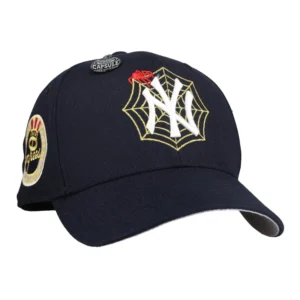 New Era New York Yankees fitted hat grey, blue colorway - New York Yankees 1962 World Series Spiderweb 59Fifty Fitted Hat