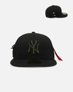 New Era New York Yankees fitted hat black colorway - New Era Drops Military-Inspired Yankees Fitted with Alpha Industries Collab