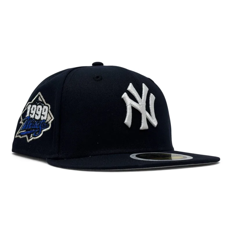 New Era New York Yankees fitted hat navy colorway - 1999 World Series Fitted: New Era Honors the Yankees Dynasty in Navy